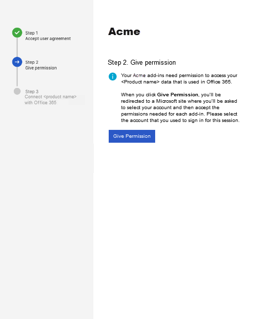 Step three of the wizard